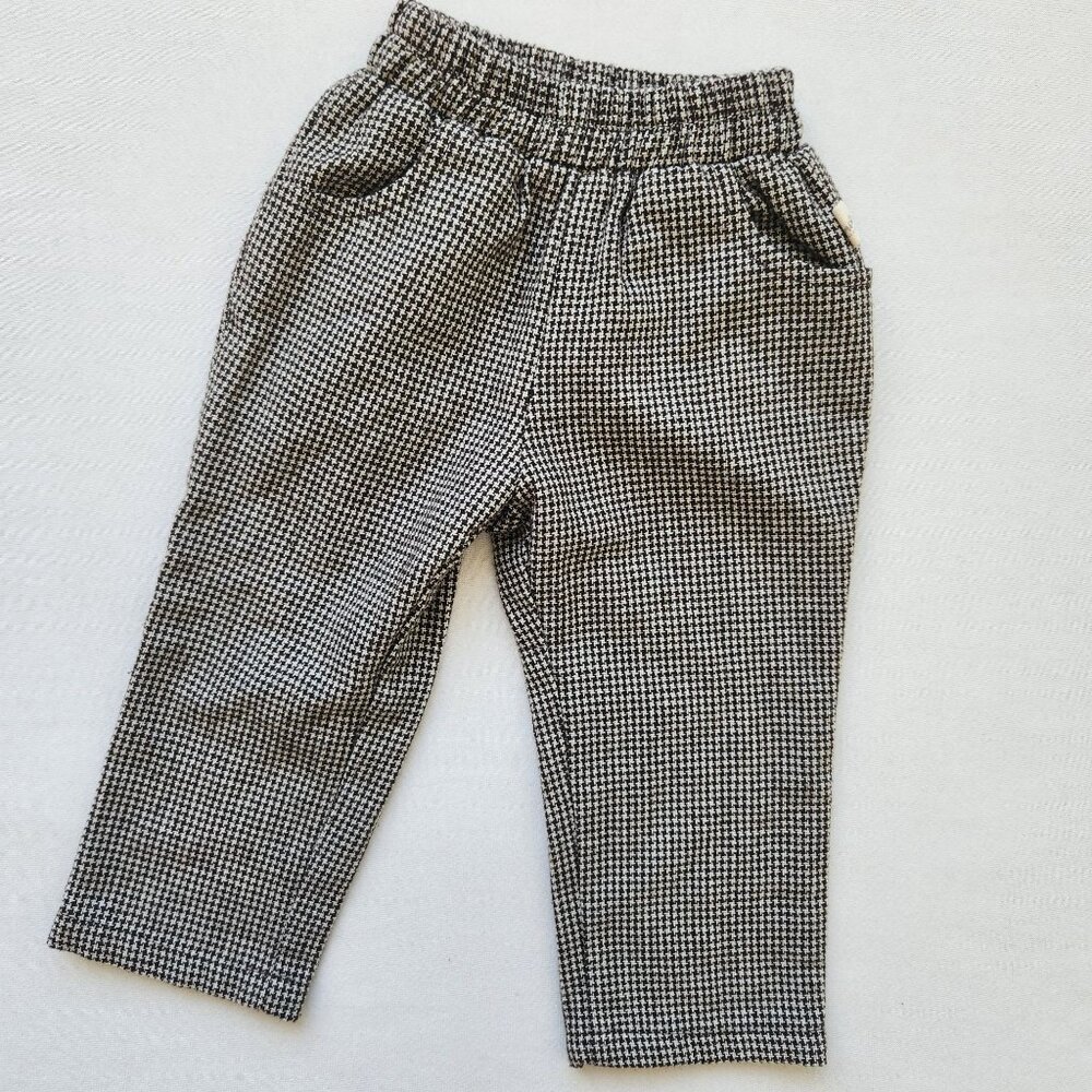 Beemo Baby Fashion Toddler Houndstooth Blazer & Pant Suit Set Party Event Easter - Picture 3 of 12